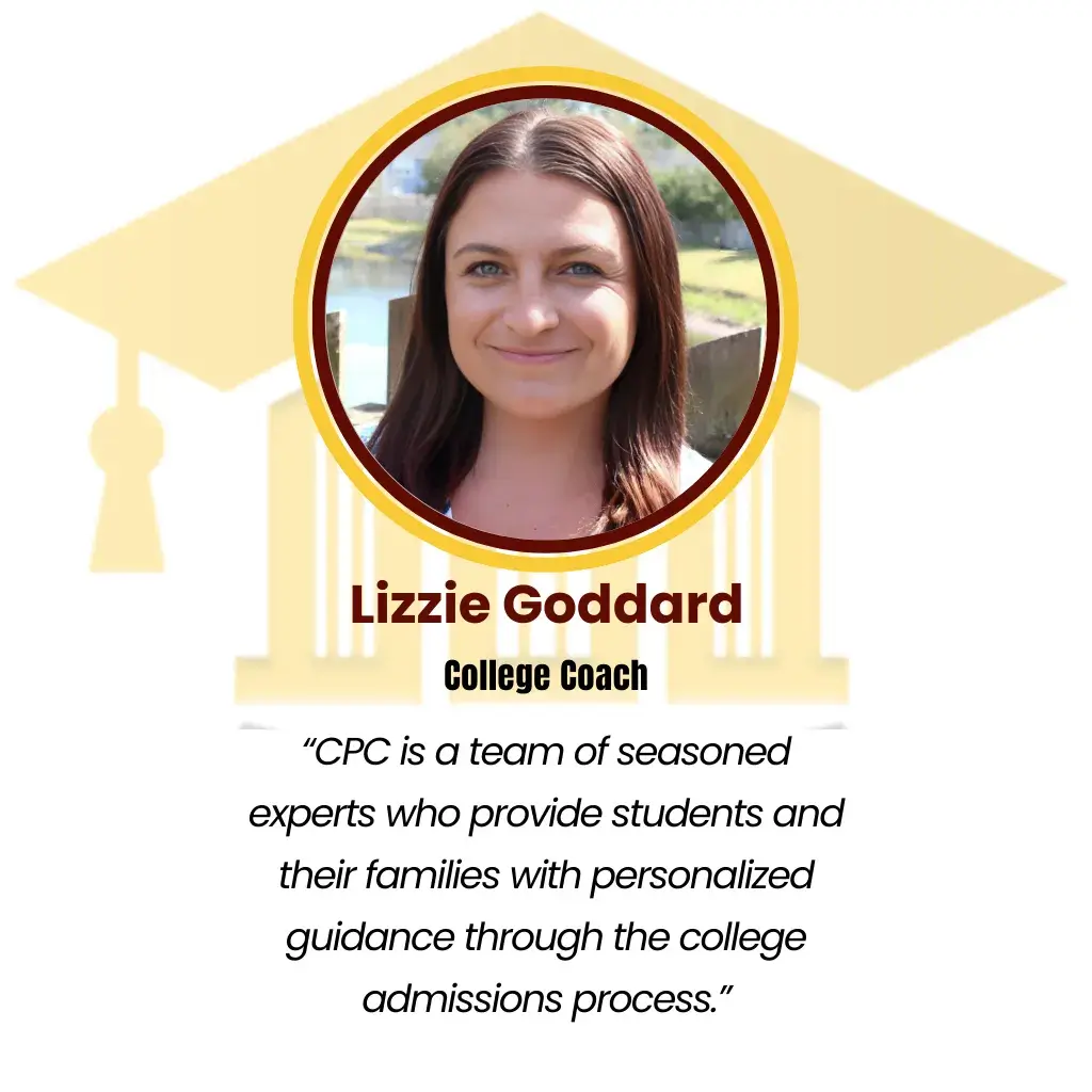lizzie goddard college coach cpc team