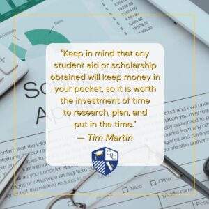 Scholarships and grants are excellent options for students who demonstrate academic excellence or financial need, so researching and exploring college financial planning early are important steps toward college success.