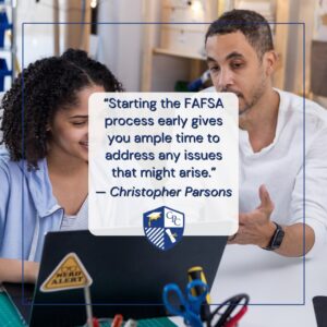 Parents and high school students should seek guidance from high school counselors, financial aid advisors, or online resources to navigate FAFSA efficiently.